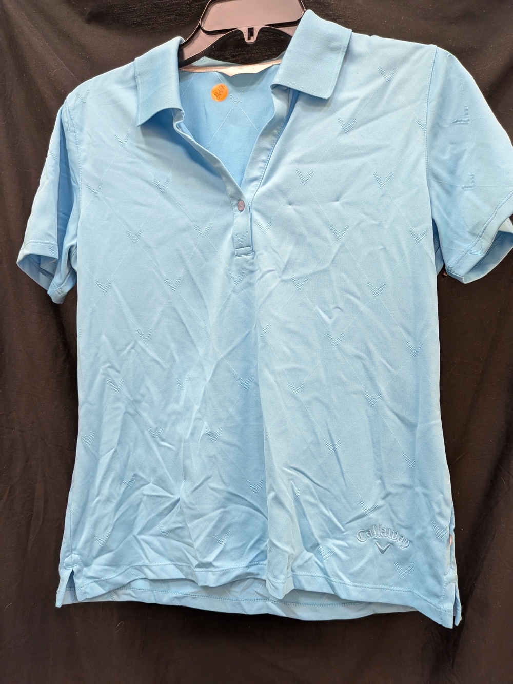 Callaway Men's Sky Blue Short-Sleeve Polo